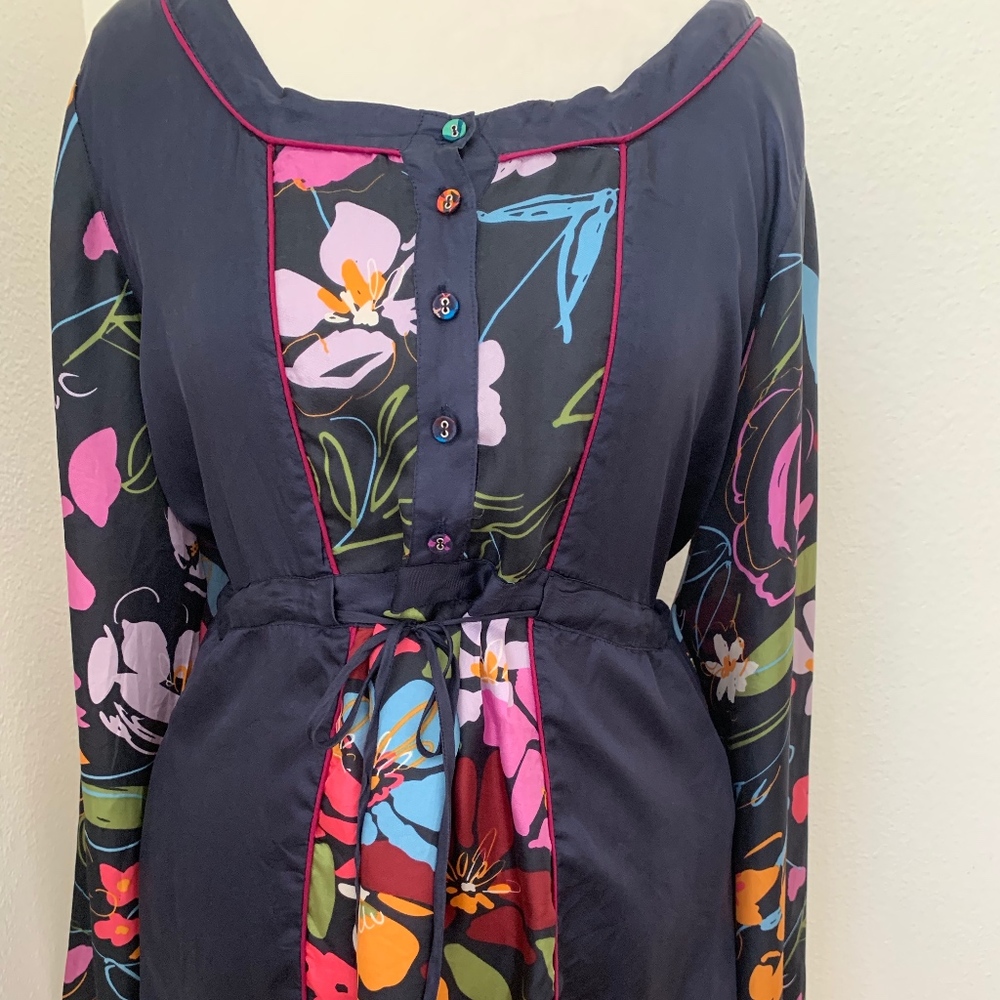 JOHNNY WAS SILK TUNIC - Picture 1 of 9